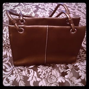 Bronze Leather Handbag